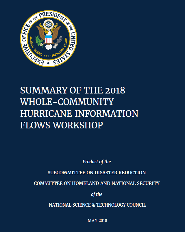 2018 whole community hurricane information flows workshop report thumbnail