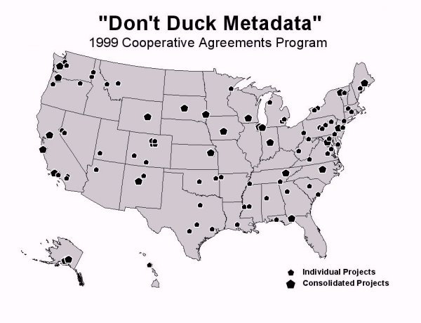 Don't Duck Metadata Awards Map